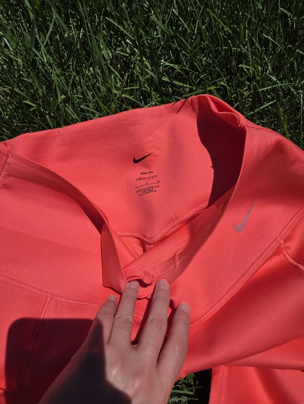 Nike Dri-FIT Go Tights Running Bright Pink Coral Size L